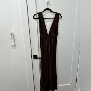 long sleeve midi maxi dress Blouson Long Sleeve Floral Dress 6 / Silk White/Multi